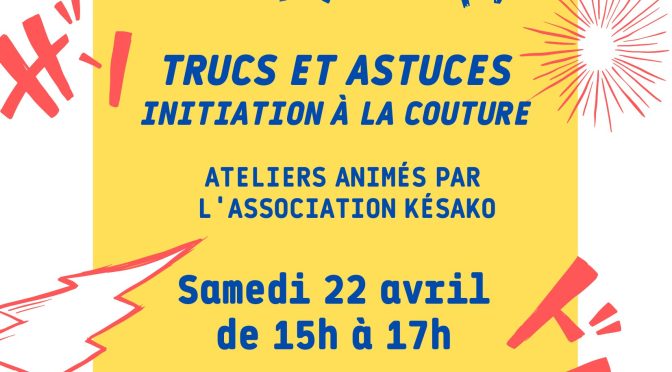 Animation à la médiathèque de Fleurance le 22 avril.