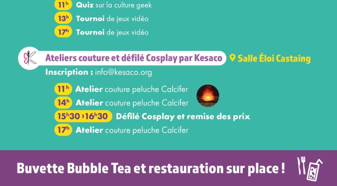 Cultures Geeks – Programme  du 16 juin 2024 .